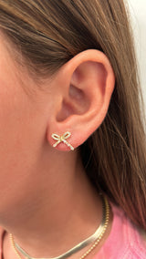 Dainty Bow Earrings