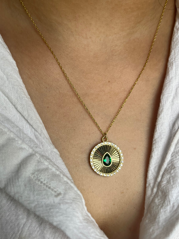 Teardrop Pendant Necklace