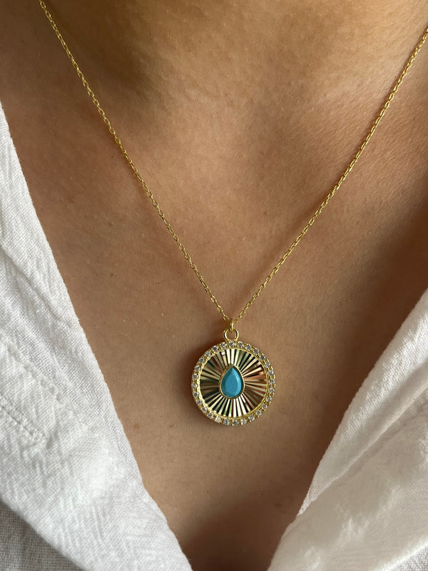 Teardrop Pendant Necklace