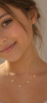 Pearl Butterfly Necklace