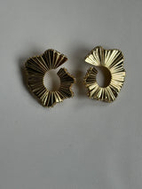 The Golden Ripple Earrings