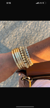 Gold Filled Moroccan  Bangles