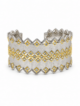 The Two Tone Mosaic Cuff