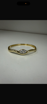 The Marquise Wave Bangle