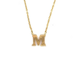 14k Gold Initial Necklace