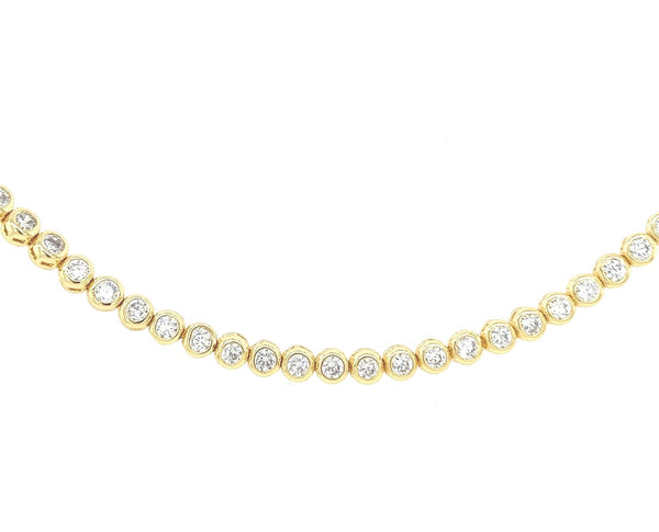 Round Diamond Anklet