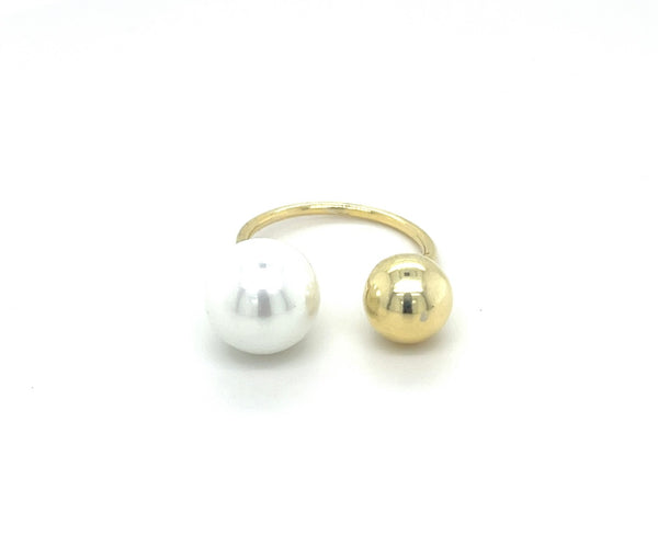 Pearl Open Cocktail Ring