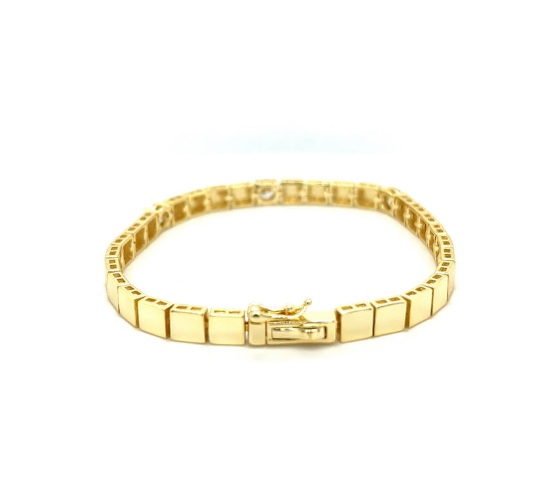 Cubic Golden Bracelet