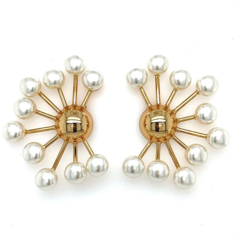 Sunburst Pearl Studs