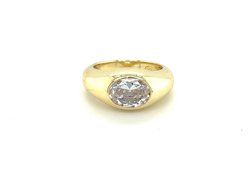 Art Deco CZ Ring