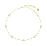 Diamond by the Yard Anklet