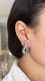 Large Bubble Teardrop Studs