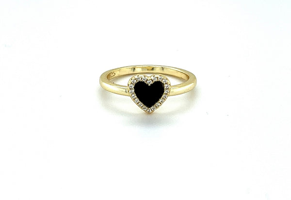 Black Heart Ring