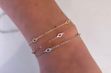 Dainty Evil Eye Bracelet