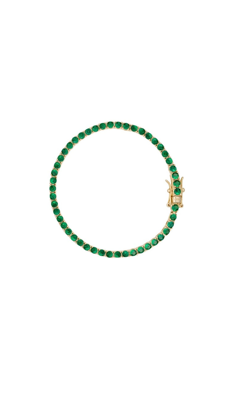 Emerald Tennis Bracelet