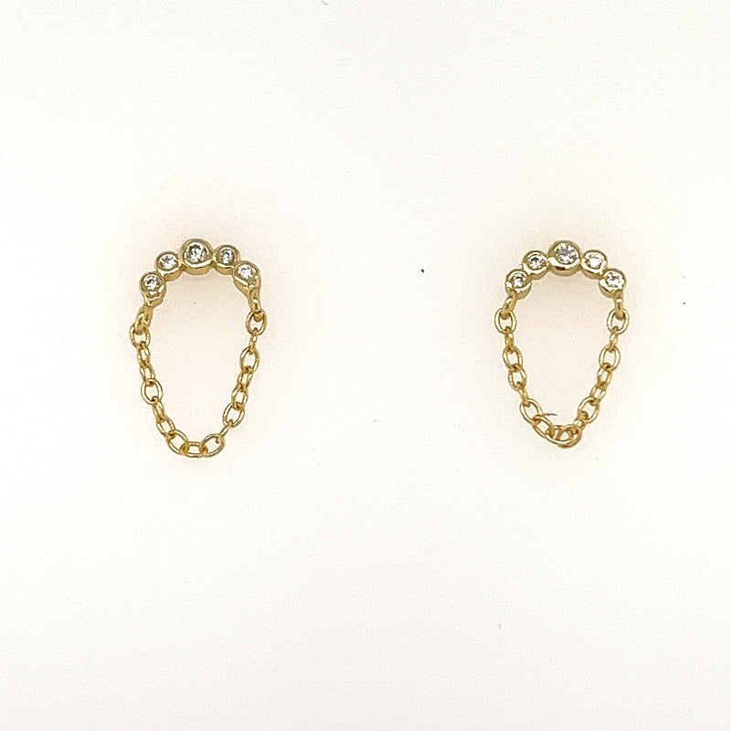 Horseshoe Chain Stud